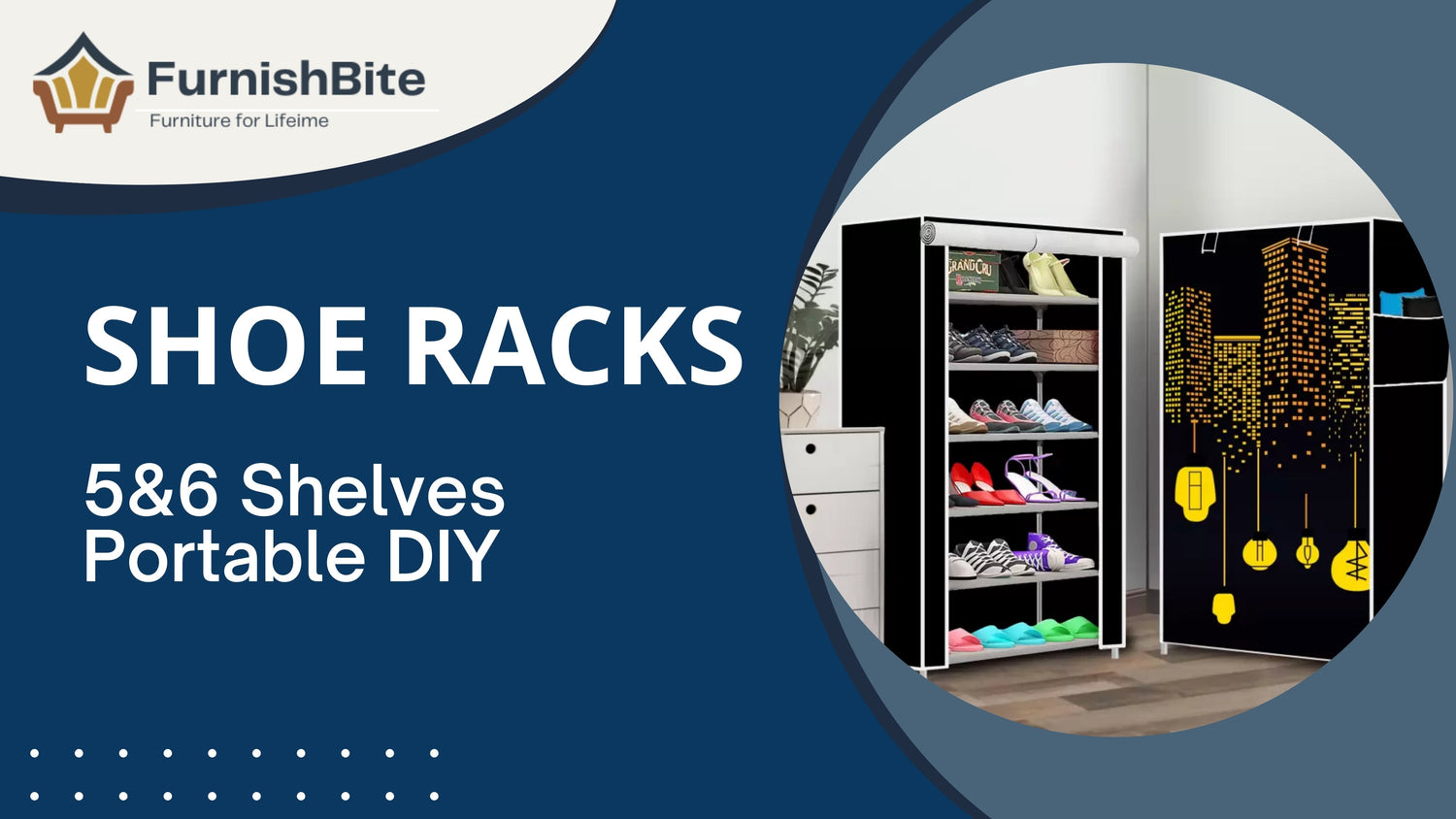 Collapsible Shoe rack 5&6 Shelf
