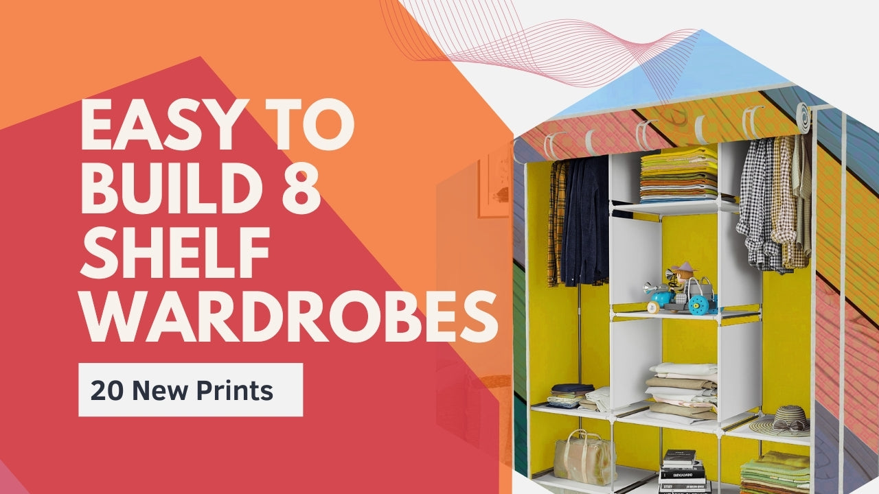 C1 Wardrobe 8 Shelf