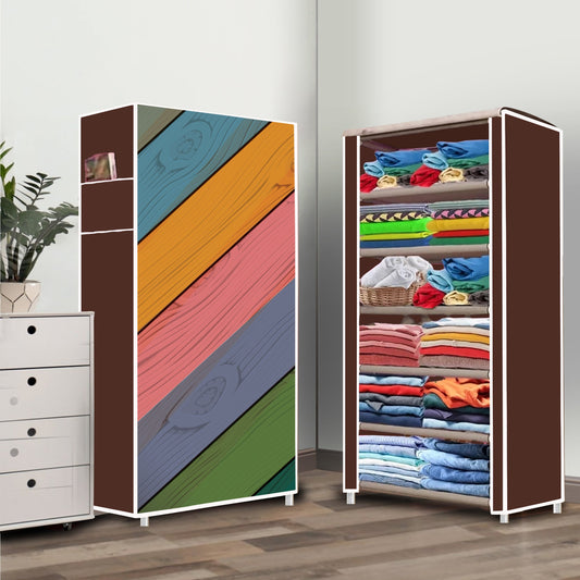 FurnishBite A6 6 Layer Collapsible Shoe Rack (Color - 16 Yellow, DIY)