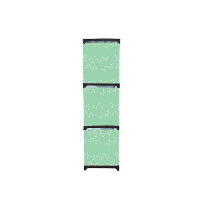 FurnishBite A4 4 Layer Collapsible Bookshelf for storing (Books, collectibles etc) (Color 5 Green, DIY)